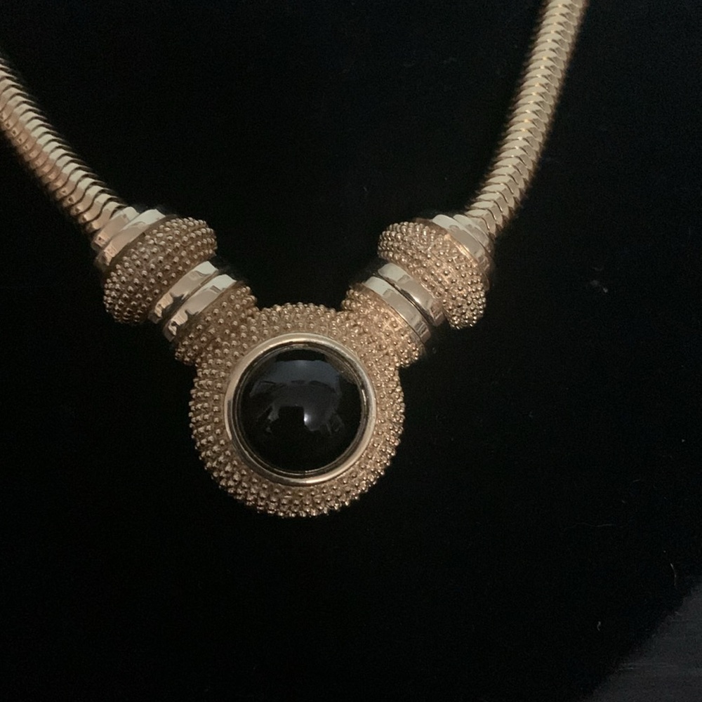 Versatile 3 in 1 Gold-Tone Necklace by E.Pearl - Picture 2 of 8